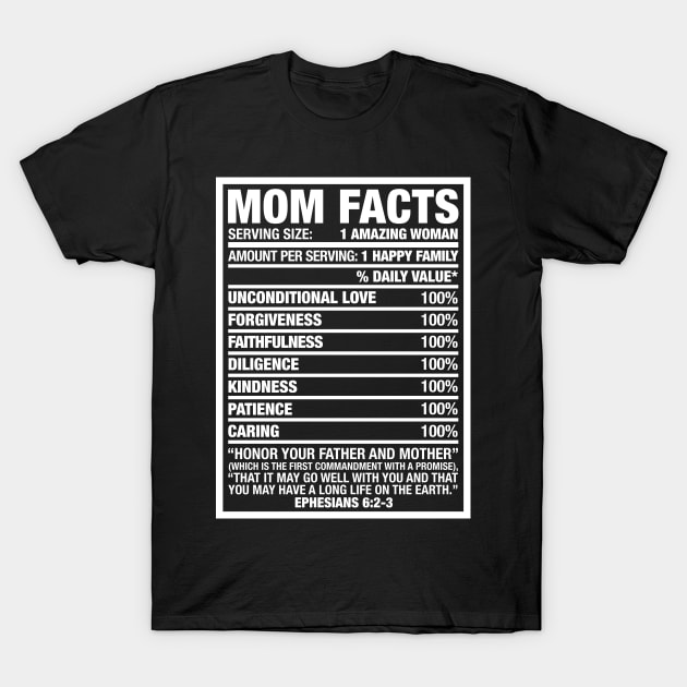 MOM FACTS T-Shirt by Plushism